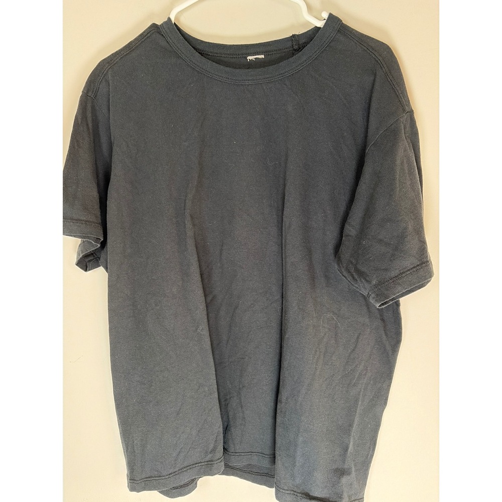 Buck Mason Mens Black 100% Cotton Short Sleeve Crew Neck T-Shirt Made in USA